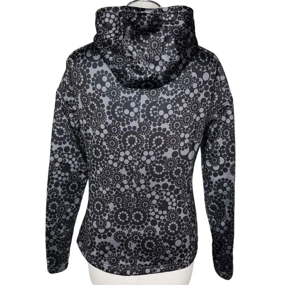 The North Face Full Zip TKA Stretch Jacket sz S * Hooded Soft Shell Fleece Lined - Picture 3 of 7
